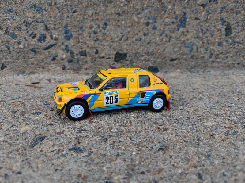 Illustration for article titled LaLD Car Week 2019 - Day 4, 1980s: 1987 Peugeot 205 Turbo 16 "Grand Raid"
